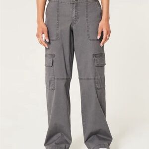 Hollister Gray Cargo Pants